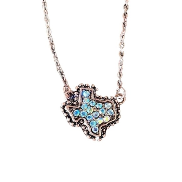 ODESSA SPARKLE Coppertone Necklace And Earring Set - Picture 2 of 5